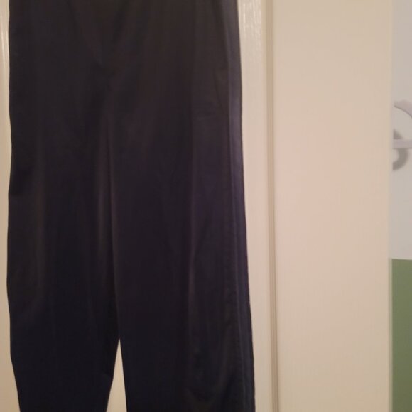 Starter Sweatpants Mens medium Black Polyester Pockets Drawstring Pants - Picture 2 of 5